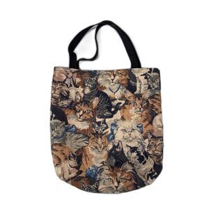 Cat kitten tote bag
